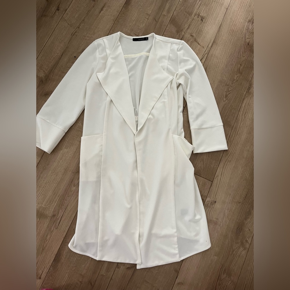 Elegant White Women's Coat